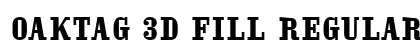 Oaktag 3D Fill Regular preview