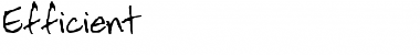Download Efficient Font Download Efficient Font