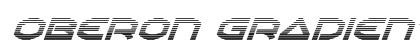 Oberon Gradient Italic Italic preview