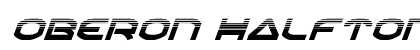 Oberon Halftone Italic Italic preview