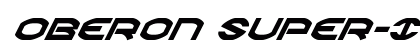 Oberon Super-Italic Italic preview
