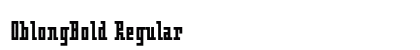 OblongBold Regular Preview