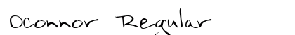 Oconnor Regular Font