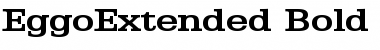 EggoExtended Bold Font