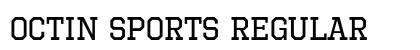 Octin Sports Regular Font