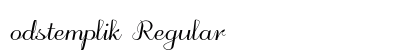 odstemplik Regular Preview