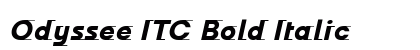 Odyssee ITC Bold Italic Preview
