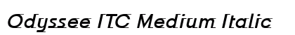 Odyssee ITC Medium Italic Preview