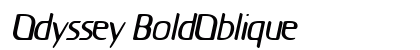 Odyssey BoldOblique preview