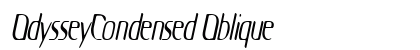 OdysseyCondensed Oblique Preview