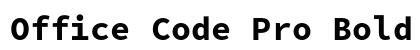Office Code Pro Bold Preview