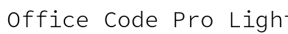 Office Code Pro Light Preview