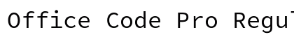 Office Code Pro Regular Preview