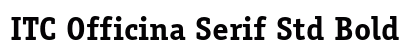 ITC Officina Serif Std Bold preview