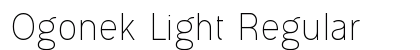 Ogonek Light Regular preview