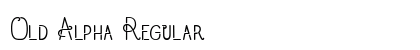 Old Alpha Regular preview