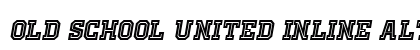 Old School United Inline Alt Italic Preview