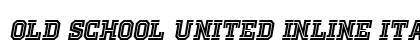 Old School United Inline Italic Preview