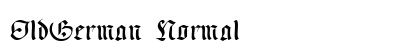 OldGerman Normal Preview
