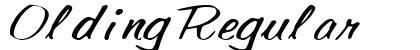 Olding Regular preview