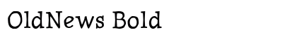 OldNews Bold preview