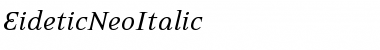 Download EideticNeoItalic Font