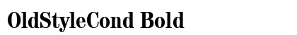 OldStyleCond Bold preview