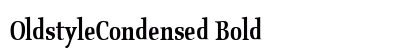 OldstyleCondensed Bold preview