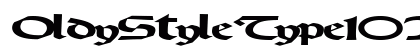 OldyStyleType102 Regular Preview