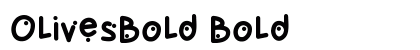 OlivesBold Bold preview