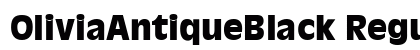 OliviaAntiqueBlack Regular preview