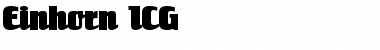 Einhorn ICG Regular Font
