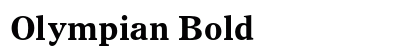 Olympian Bold preview