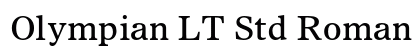 Olympian LT Std Roman Preview