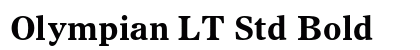 Olympian LT Std Bold preview