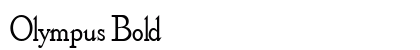 Olympus Bold preview
