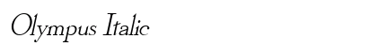 Olympus Italic Preview