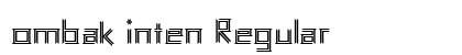 ombak inten Regular preview