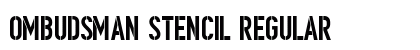 Ombudsman Stencil Regular preview