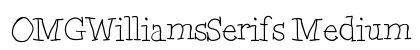 OMGWilliamsSerifs Medium preview