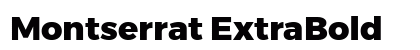 Montserrat ExtraBold Preview