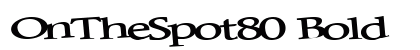 OnTheSpot80 Bold preview