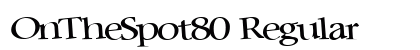 OnTheSpot80 Regular Preview