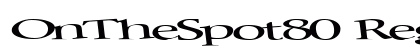OnTheSpot80 Regular Preview