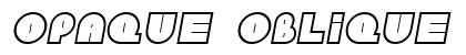 Opaque Oblique Preview