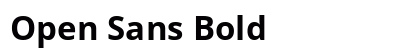 Open Sans Bold preview