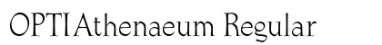 OPTIAthenaeum Regular preview