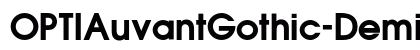 OPTIAuvantGothic-DemiBold Regular preview