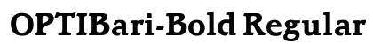 OPTIBari-Bold Regular preview