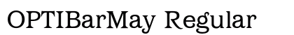 OPTIBarMay Regular preview